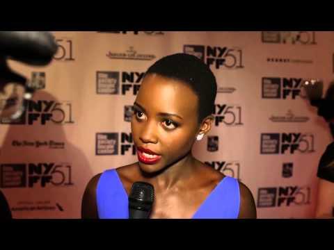 NYFF51: Lupita Nyong'o | "12 Years A Slave" Red Carpet
